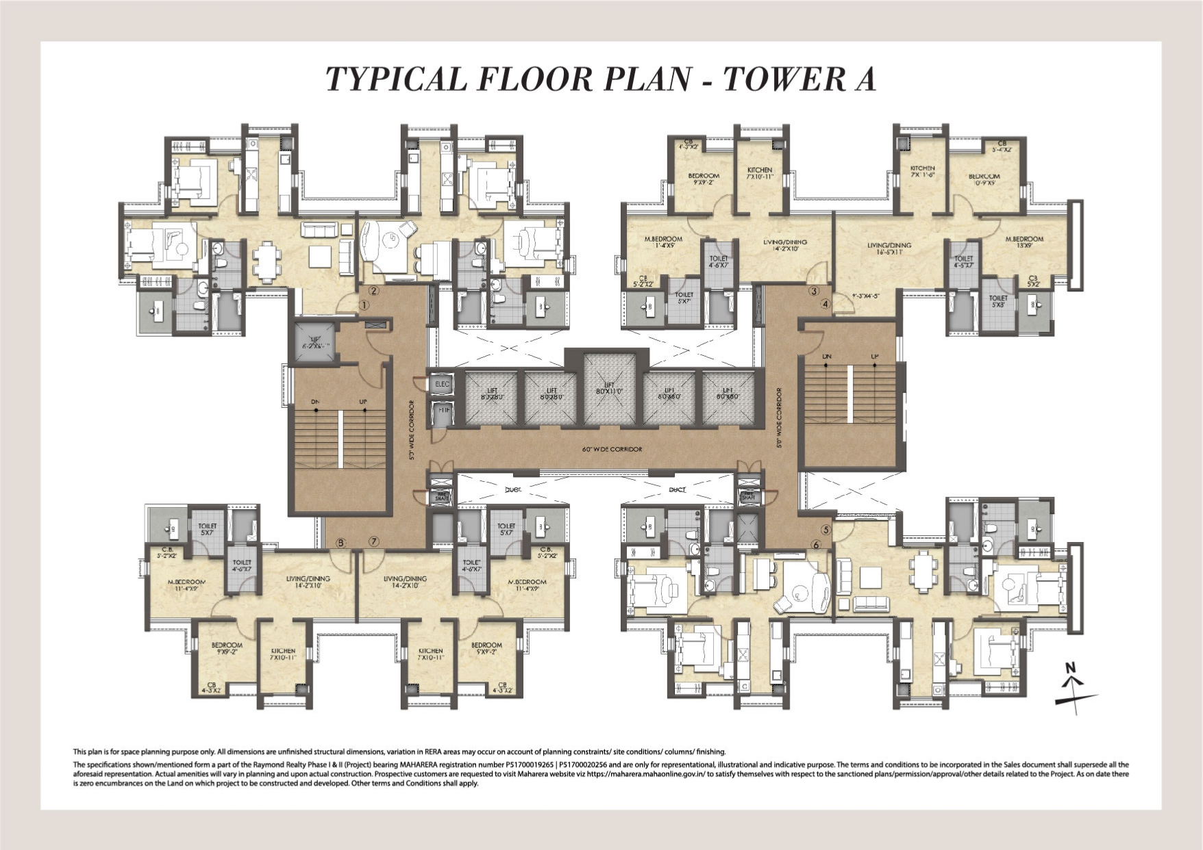 Raymond Ten X Habitat 2bhk Haven – Softlink Realty